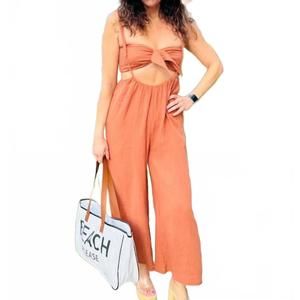 NEW BLUIVY women's suspender pant jumpsuit set in clay